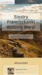 Mobile Screenshot of franciszkanki-rodzinymaryi-poznan.pl